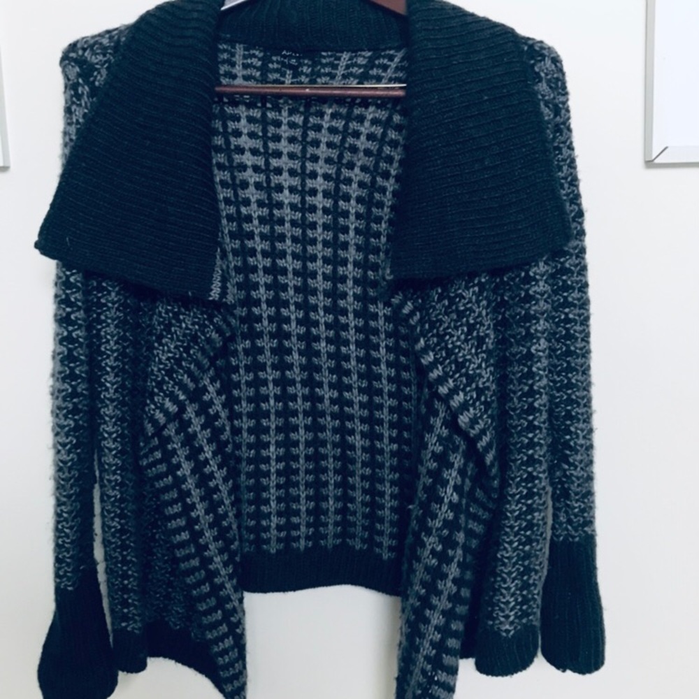 XS Draped Cardigan Sweater